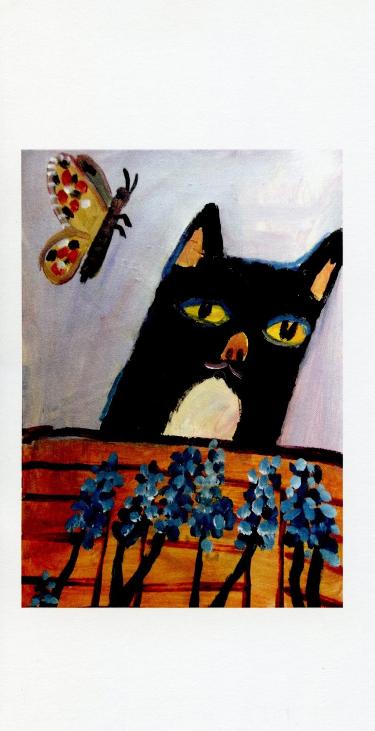 'Cat Over The Fence' by Gary Goodman
